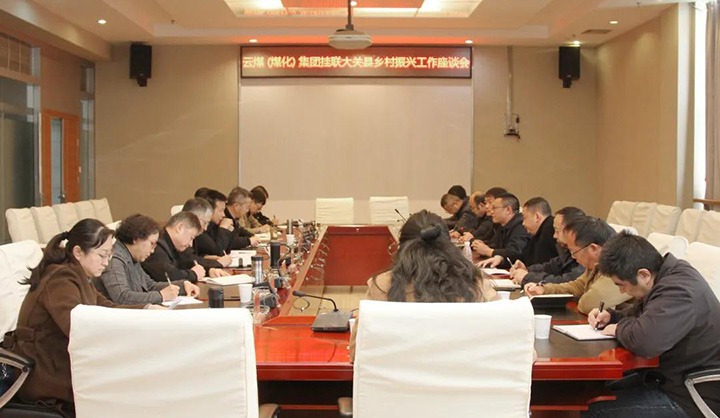 云煤（NG体育）集团召开乡村振兴产业帮扶交流座谈会