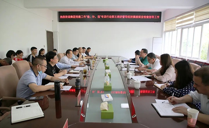 云煤（NG体育）集团党建工作“查、补、强”第五调研督导组到镇雄煤业公司调研督导