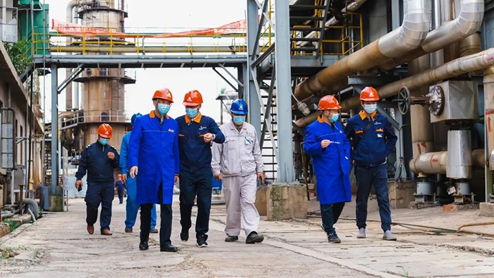云煤（NG体育）集团党委副书记、副董事长、总经理高建嵩到解化化工分公司督导检查安全生产工作