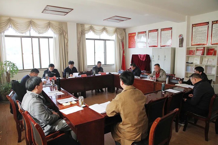 云煤（NG体育）集团指导组一行到后所煤矿公司指导年度民主生活会