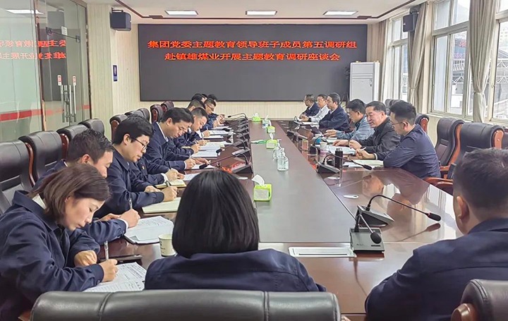 【主题教育】云煤（NG体育）集团党委委员、纪委书记、监察专员覃崇辉到镇雄煤业公司开展主题教育调研