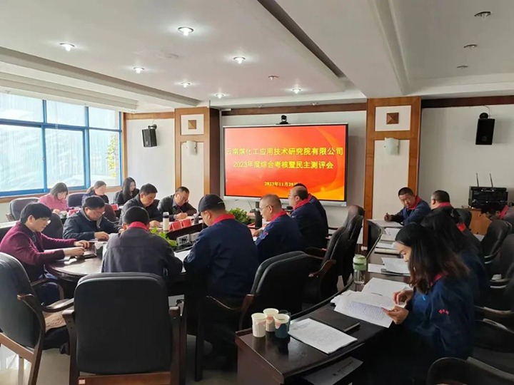 【聚焦云煤】云煤（NG体育）集团党委副书记、工会主席王鑫一行到云南NG体育工应用技术研究院开展年度综合考核暨民主测评